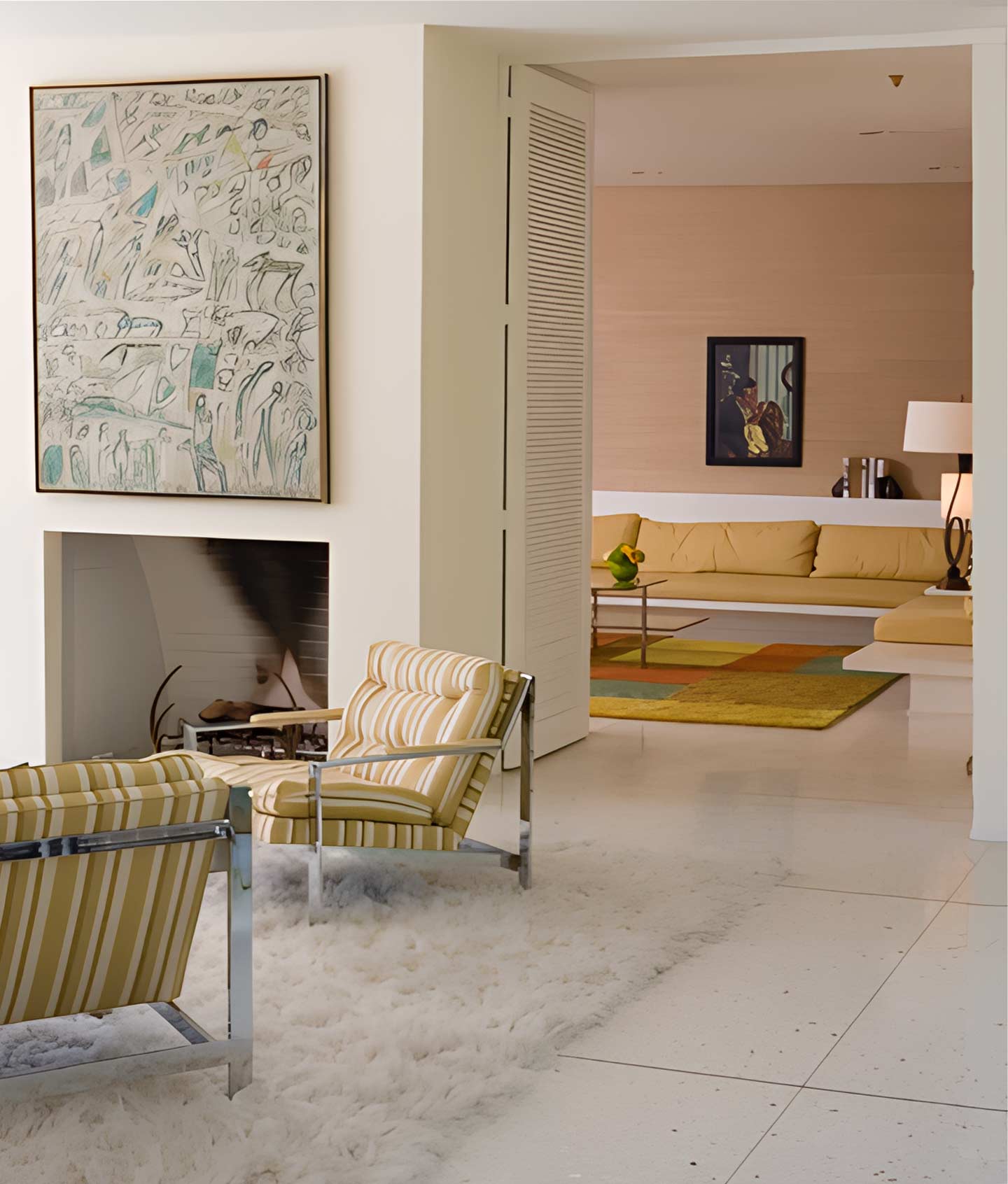 Mary Luby Trousdale Estates fireplace