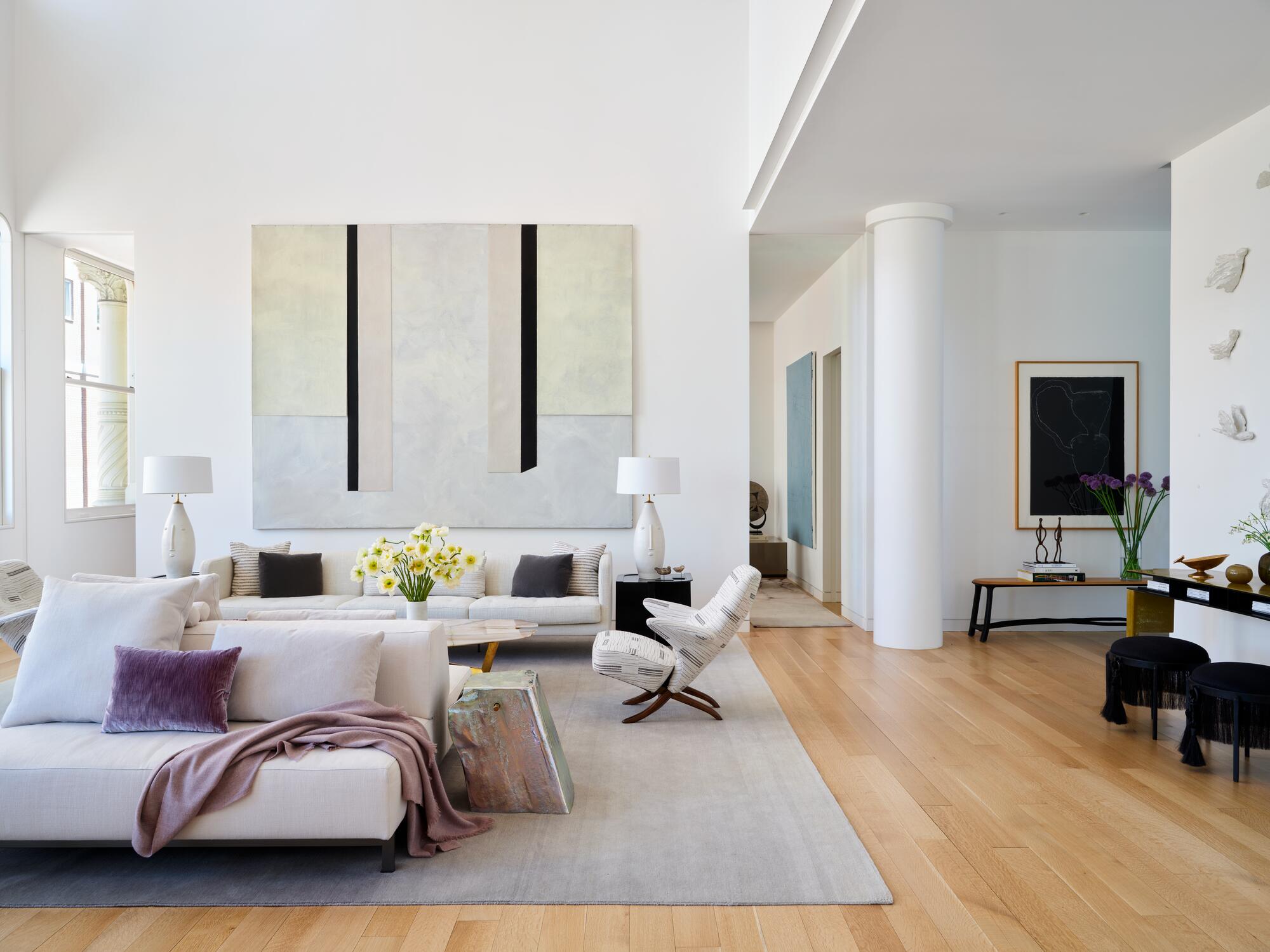 Mary Luby Tribeca living room
